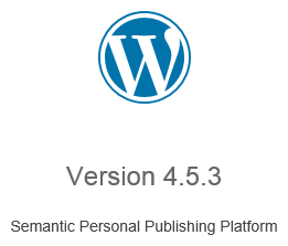 WordPress readme file showing version number